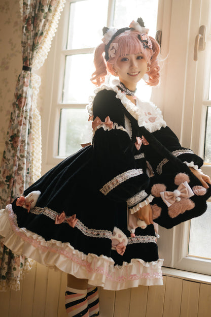 Snow Cat Lolita Dress