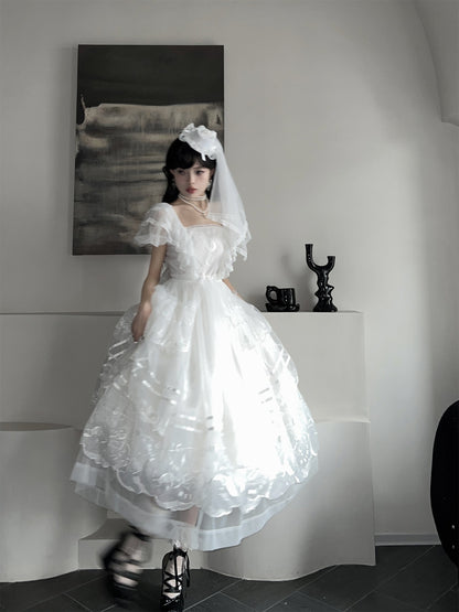 Summer Tiered Lolita Dress + Lolita Jumper Skirt