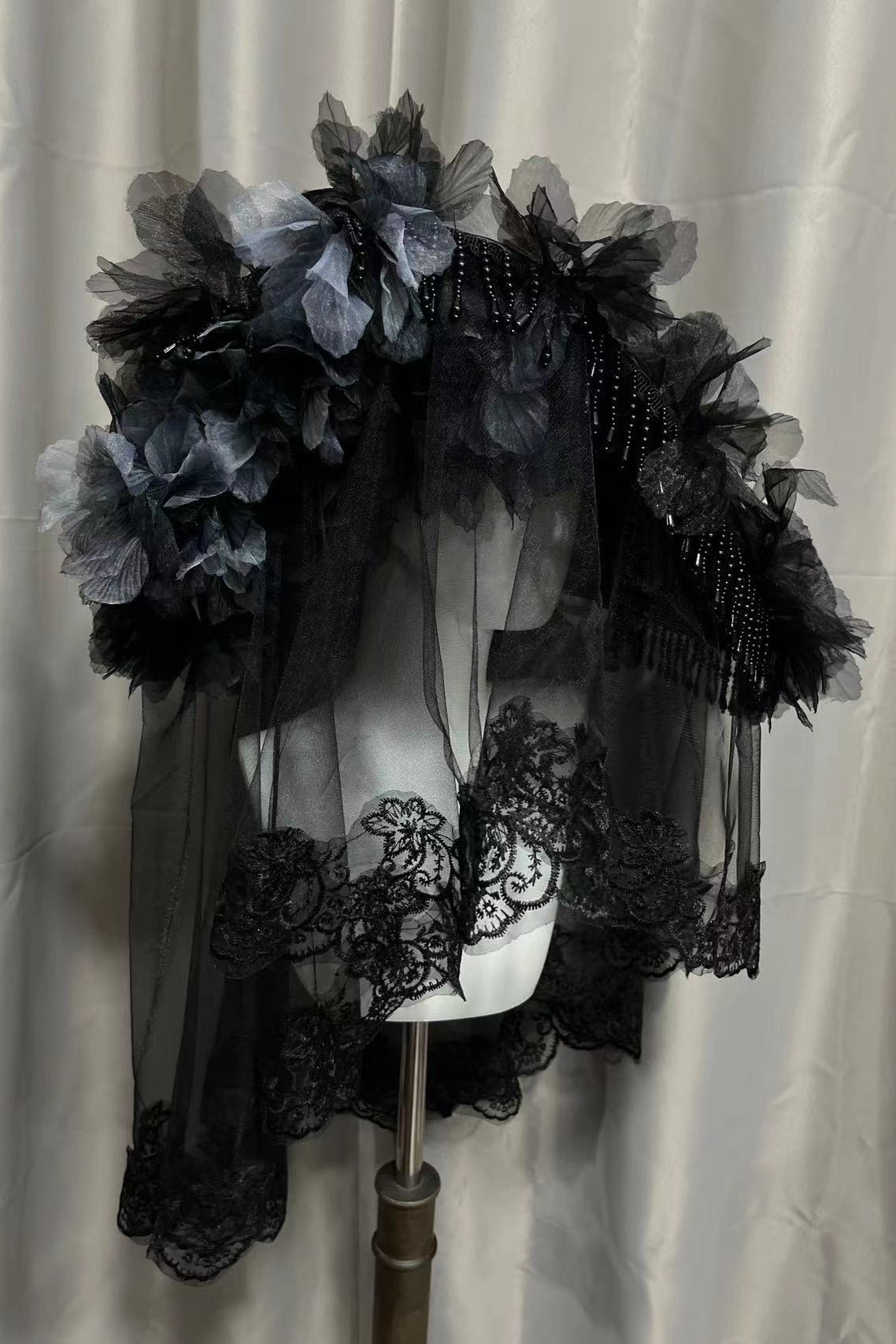Dark Flower Lolita Gothic Hat