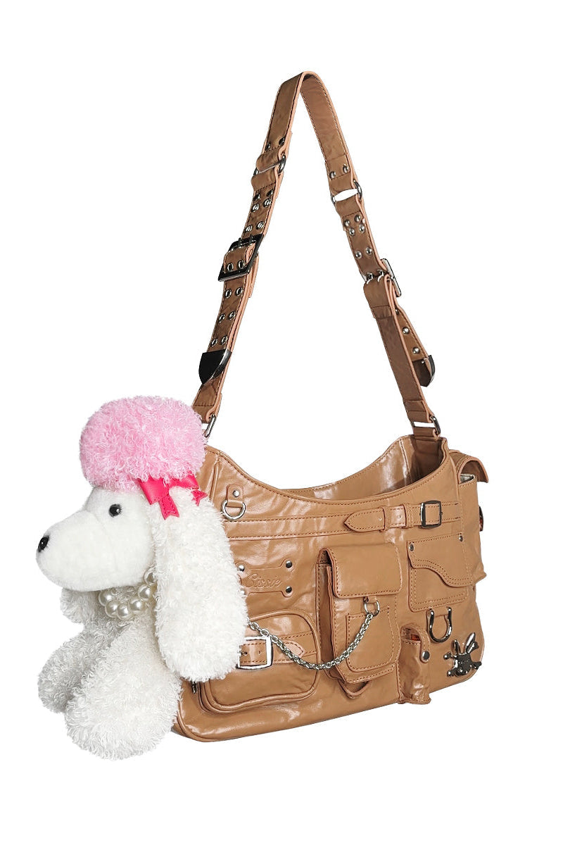 Fierce Poodle Tote Shoulder Bag