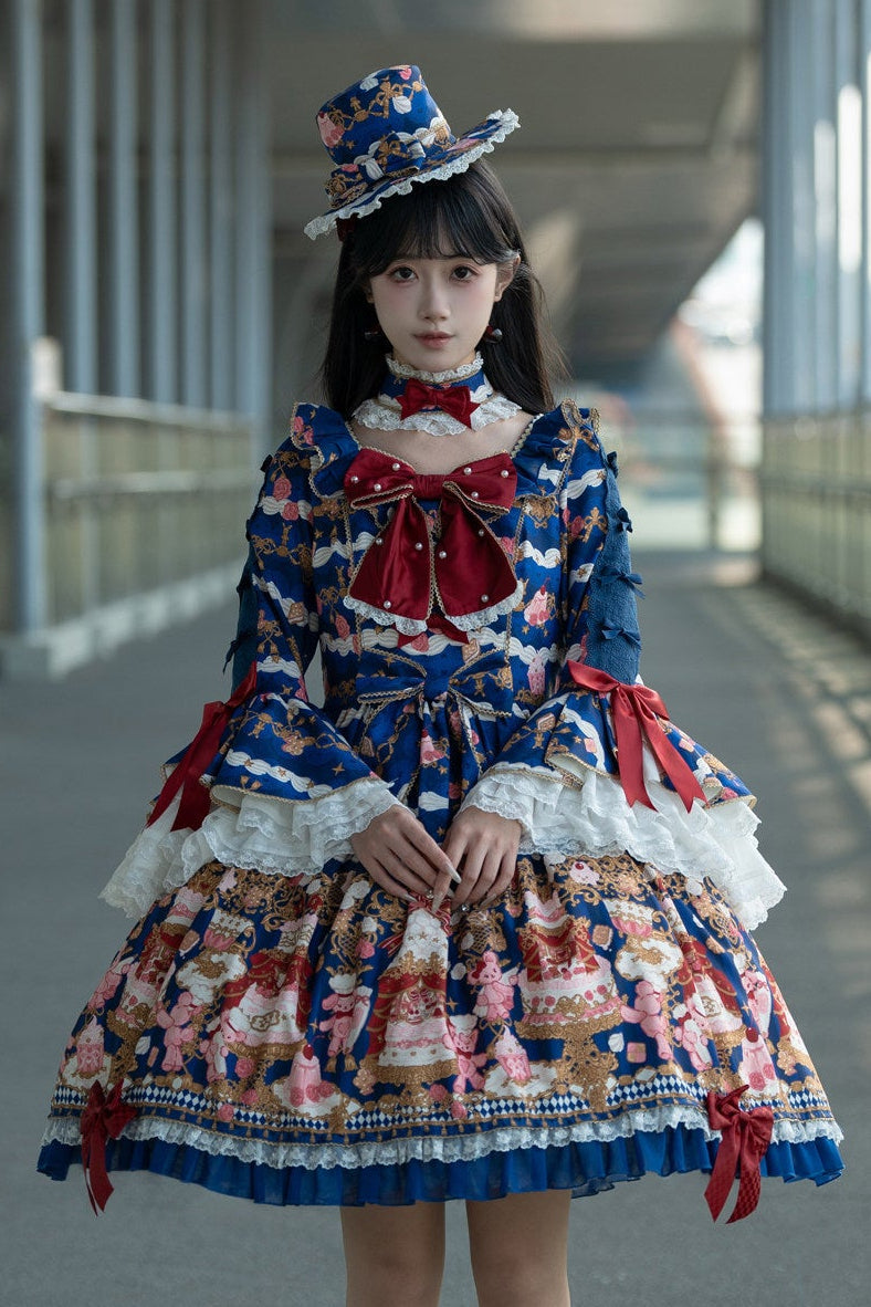 [pre-order Deadline: April 26] Retro Romance Sweet Lolita Ribbon Cake Print Series Accessories