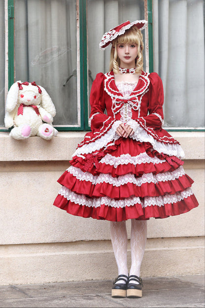 [order Deadline: January 19] Eternal French Doll Princess Sleeve Dress + Hat
