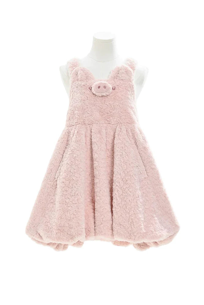 Pig Design Suspender Dress