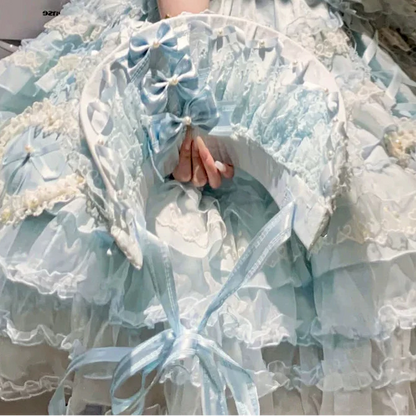 [pre-order] Dreamy Doll Wedding Dress + Headdress
