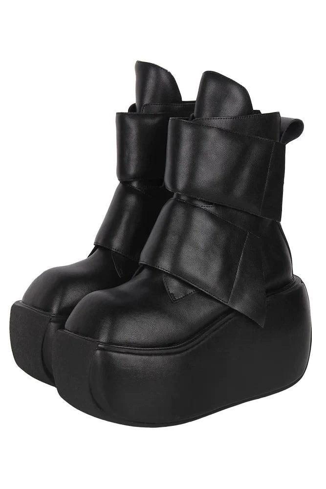 Dark Punk Mid-calf Boots