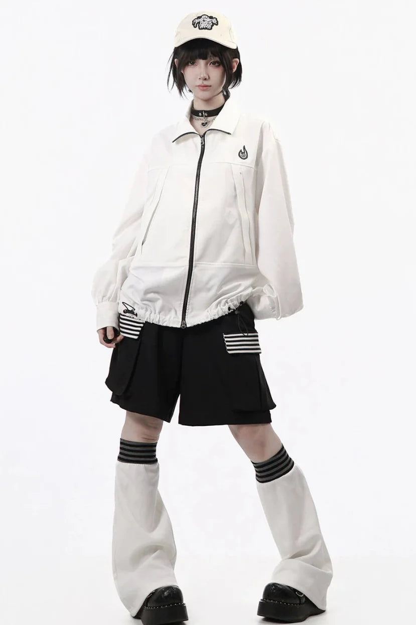 Space Preload Zip Up Jacket + Hooded Top + Pants + Leg Warmers + Tie