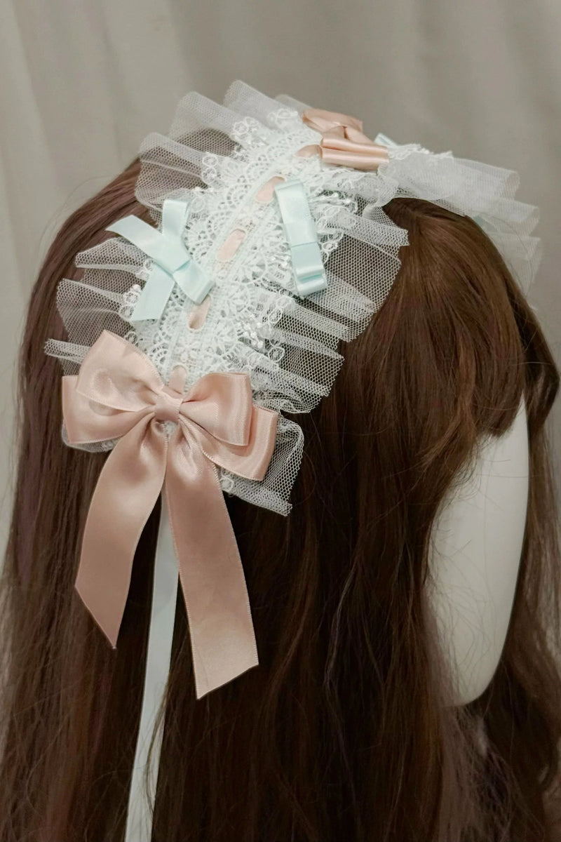 【予約商品】プリンセスリボンレースアップロリータドレス+アクセサリー