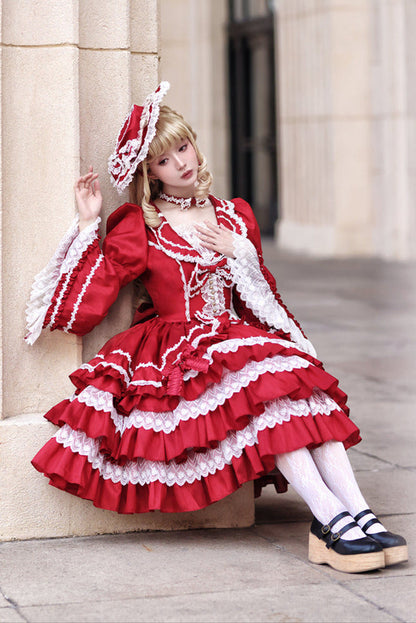 [order Deadline: January 19] Eternal French Doll Princess Sleeve Dress + Hat