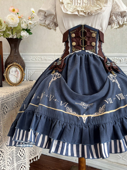 [pre-order] Lolita Retro Shirt + Belt + Skirt