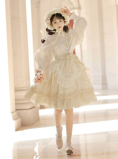 Pure Girly Tulip Ruffle Lolita Dress