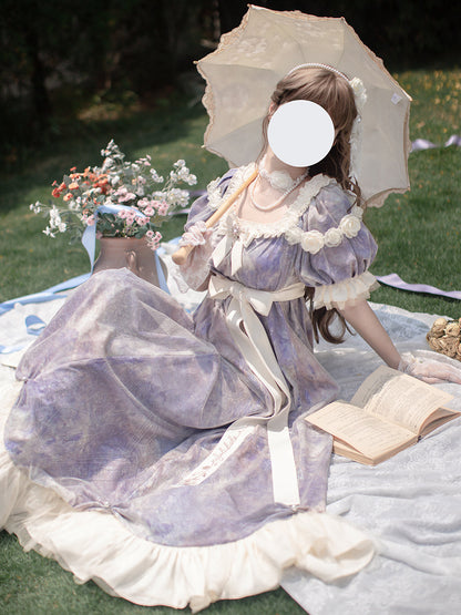 [order Deadline: December 30] Sun and Moon Poem Oil Paint Rose Dress Complete Set