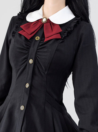 College Classical Retro Stripe Dress