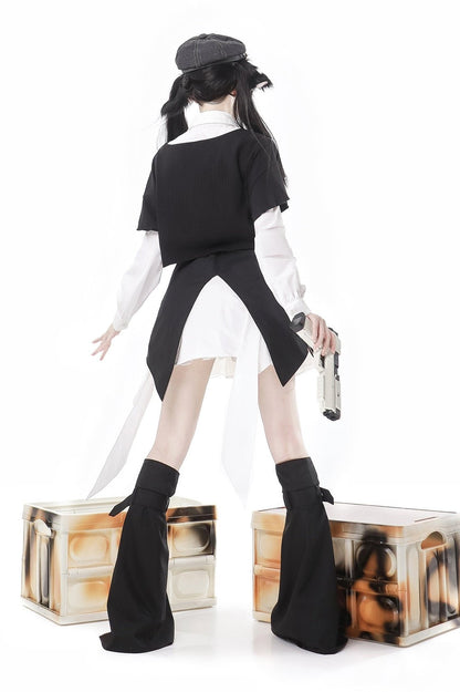 Nocturnal Rabbit Lolita Skirt Set