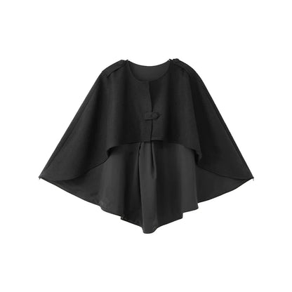 Gothic School Mantle + Top + Vest Dress