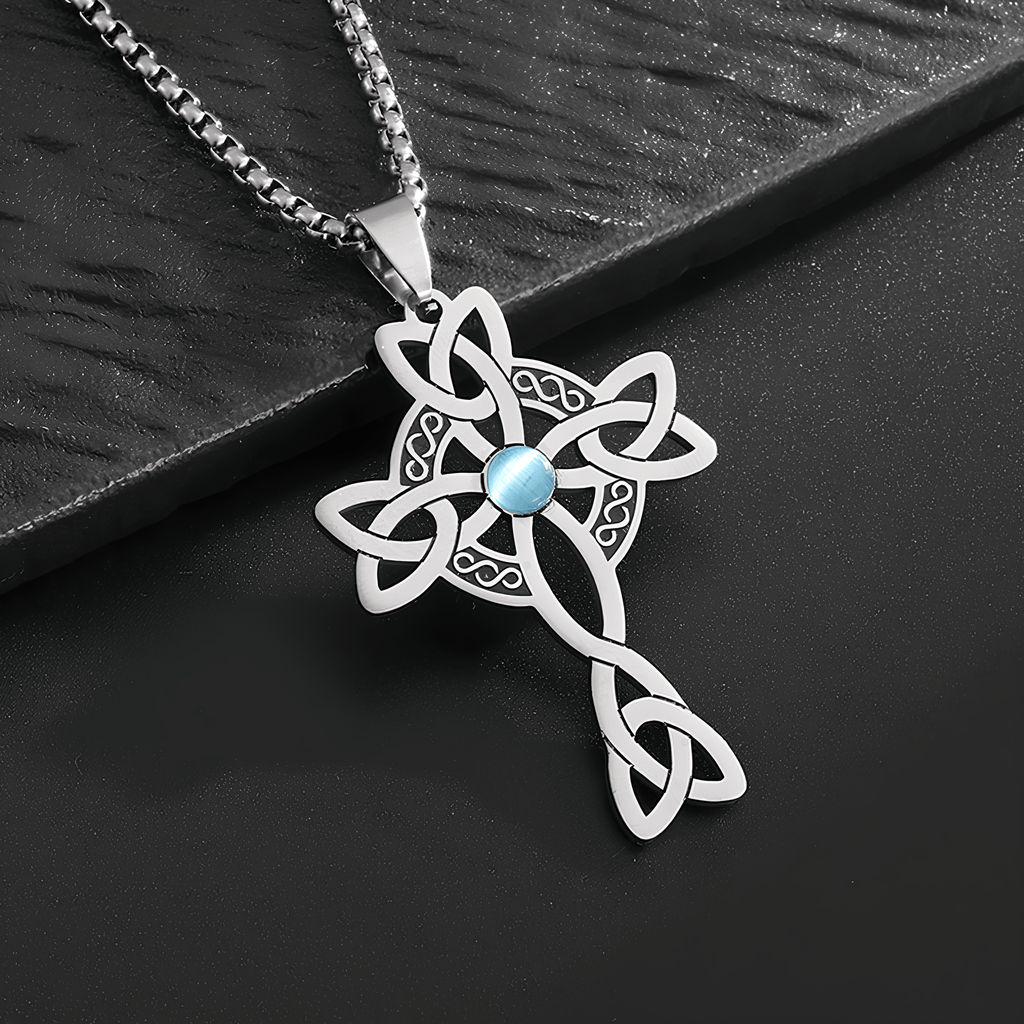Four Realms Celtic Cross Necklace