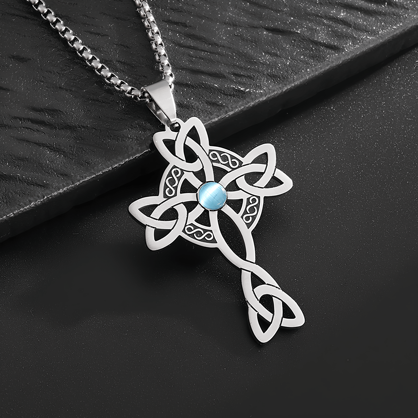 Four Realms Celtic Cross Necklace