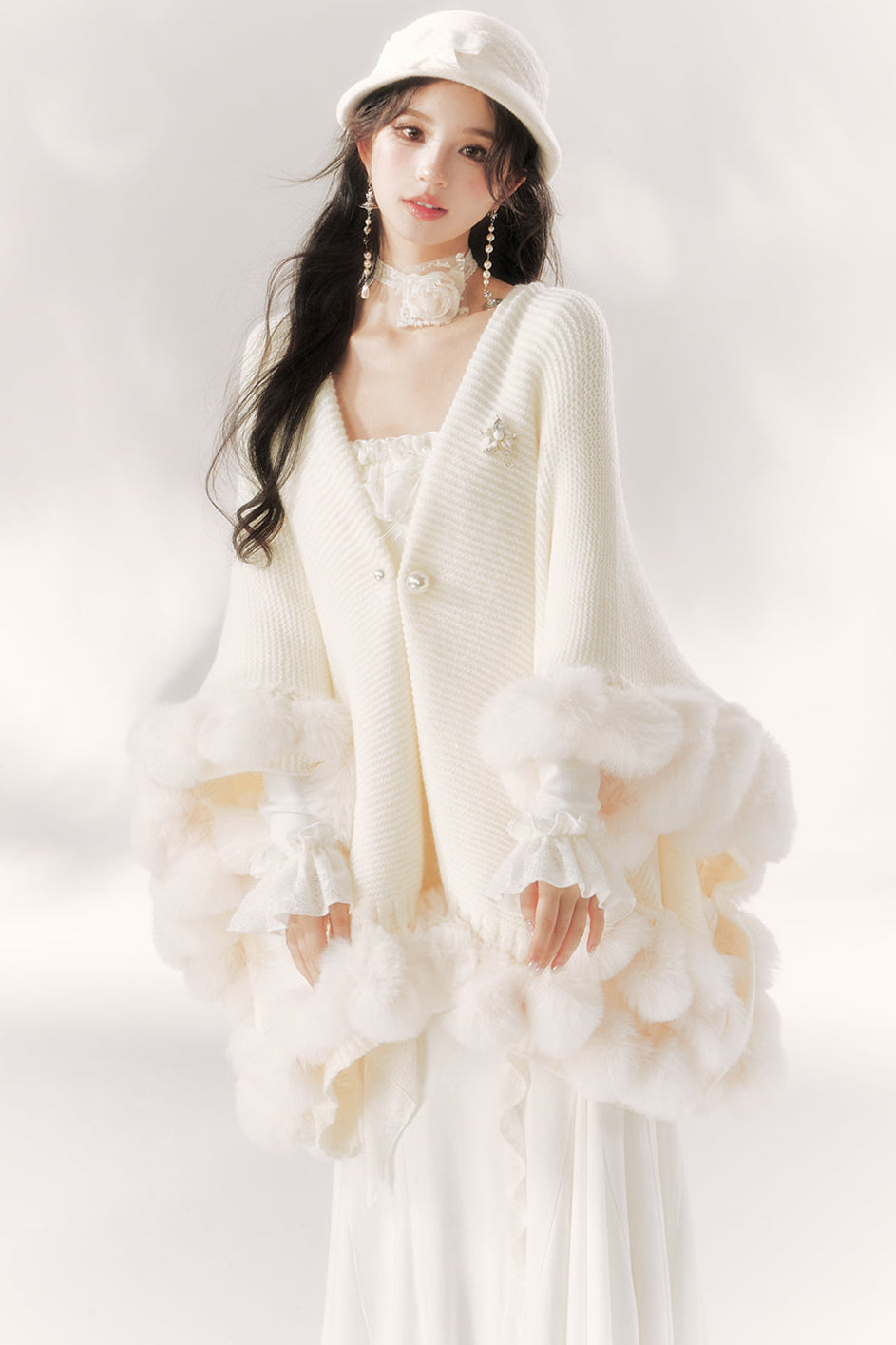 Open-neck Fishtail Dress