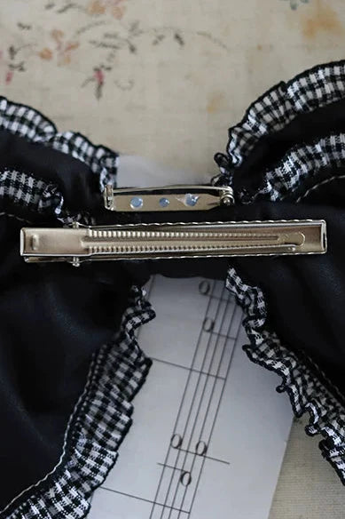 Dark Beret + Ribbon