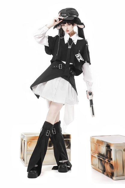 Nocturnal Rabbit Lolita Skirt Set
