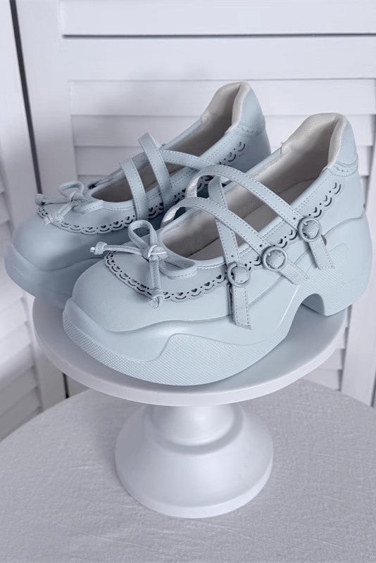 Sweet Slim Ribbon Shoes