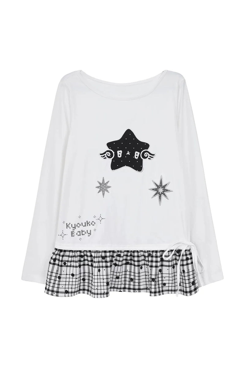 Star Peplum Top