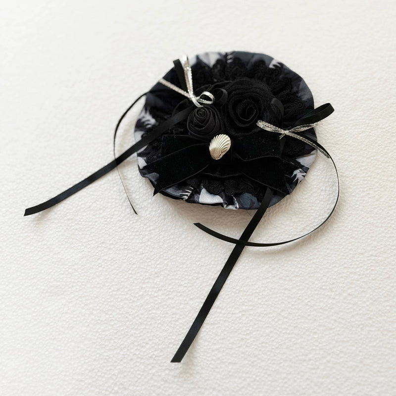 [pre-order Deadline: May 13] Bone Iris Gothic Black Ruffle Shirt + Corset Skirt + Accessories