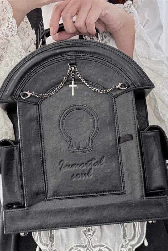 Gothic Pain Lolita Skull Bag