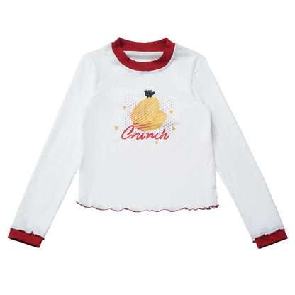 Snack Girl Hooded Vest + Top + Pleated Skirt + Leg Warmers