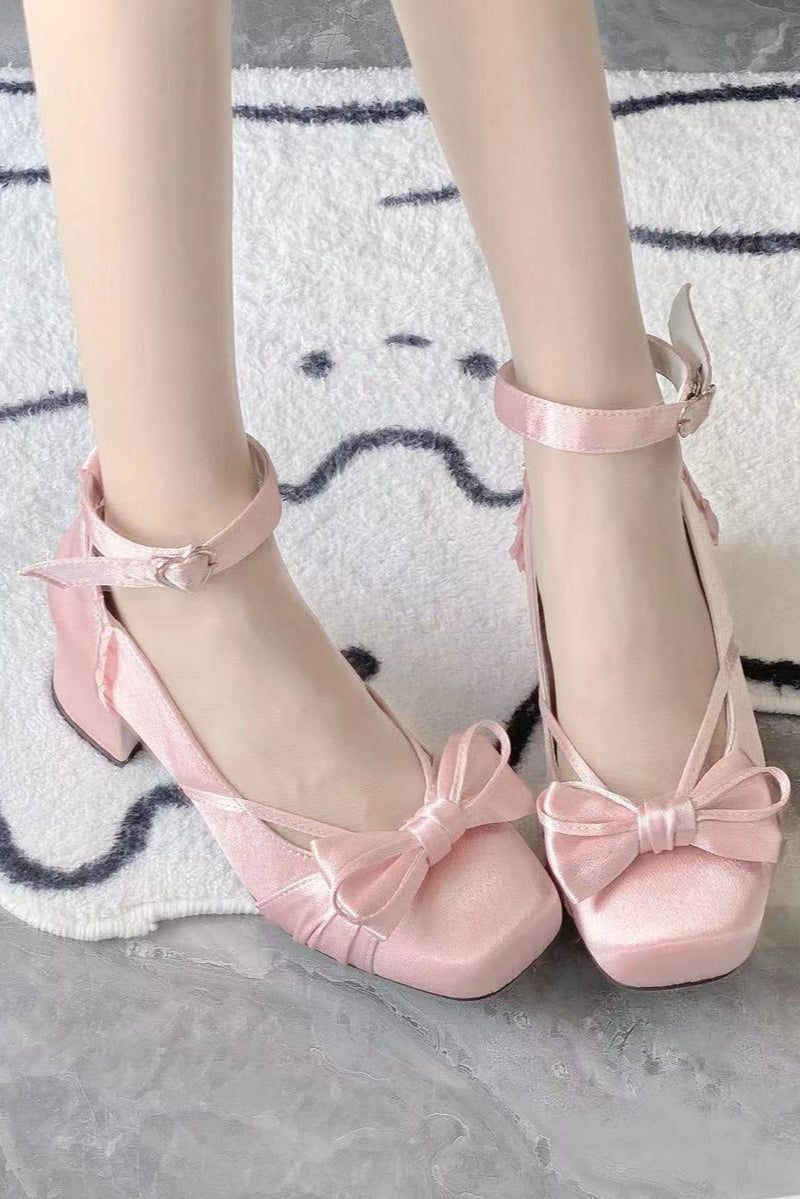Lace-up Ribbon Ballet Lolita Shoes