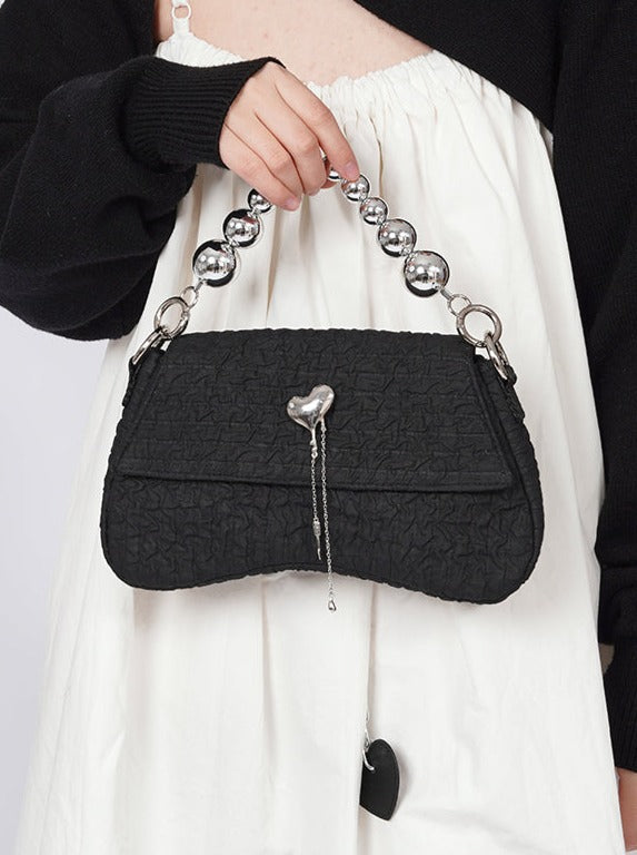 2-way Cross Chain Shirring Bag