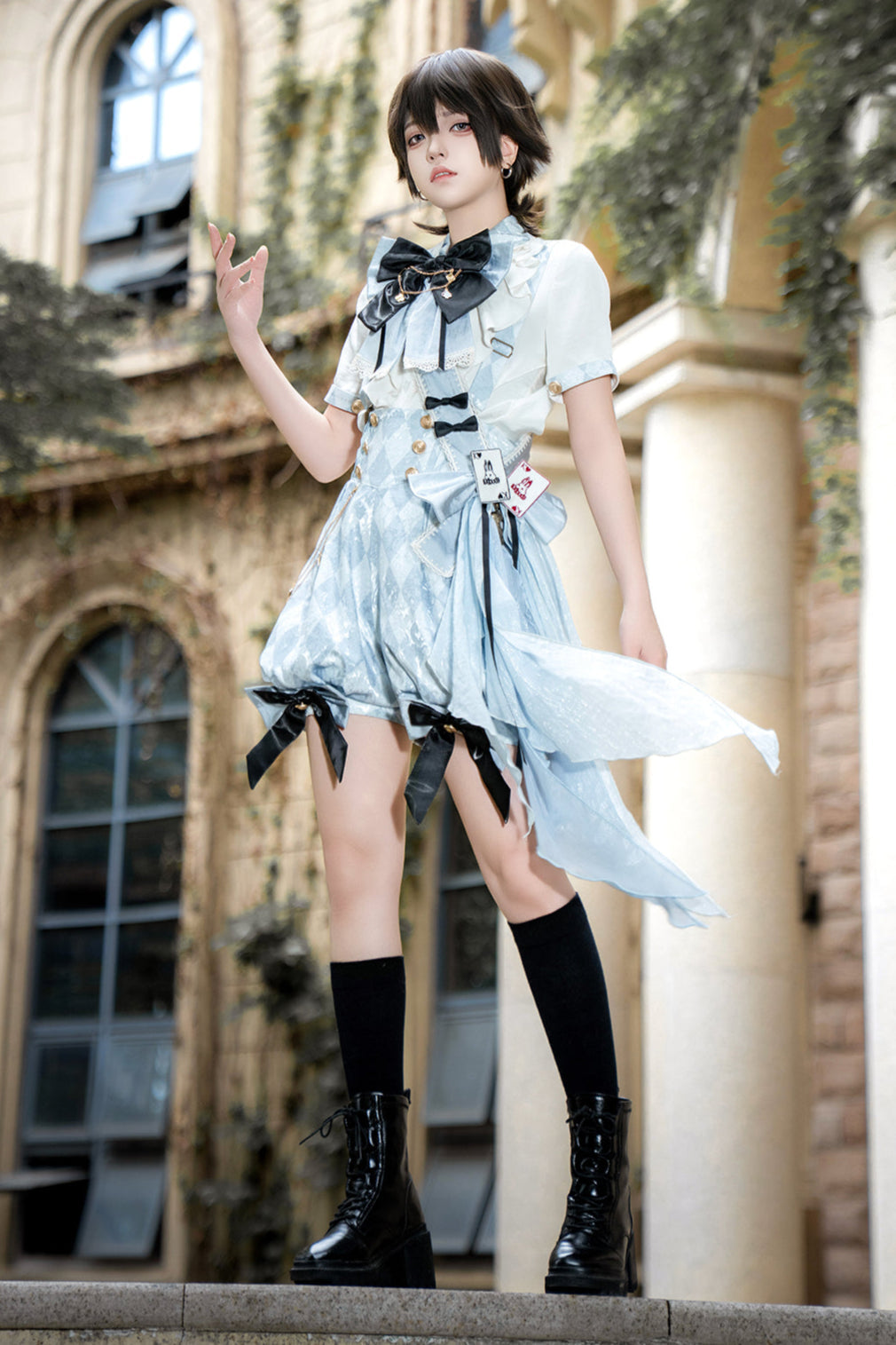 [pre-order] Alice Prince Lolita Shirt + Shorts + Belt