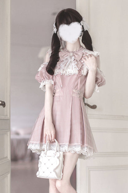 [pre-order] Sweet Plaid Sweet Girly Dress