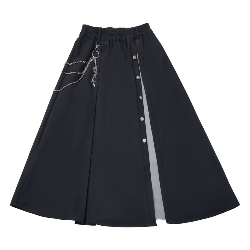 Cross Carol Dark Shirt + Corset + Skirt