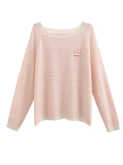 Sweet Cake Striped Top