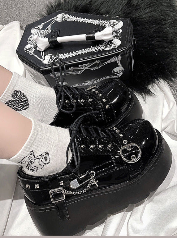 Lolita Punk Studded Platform Shoes