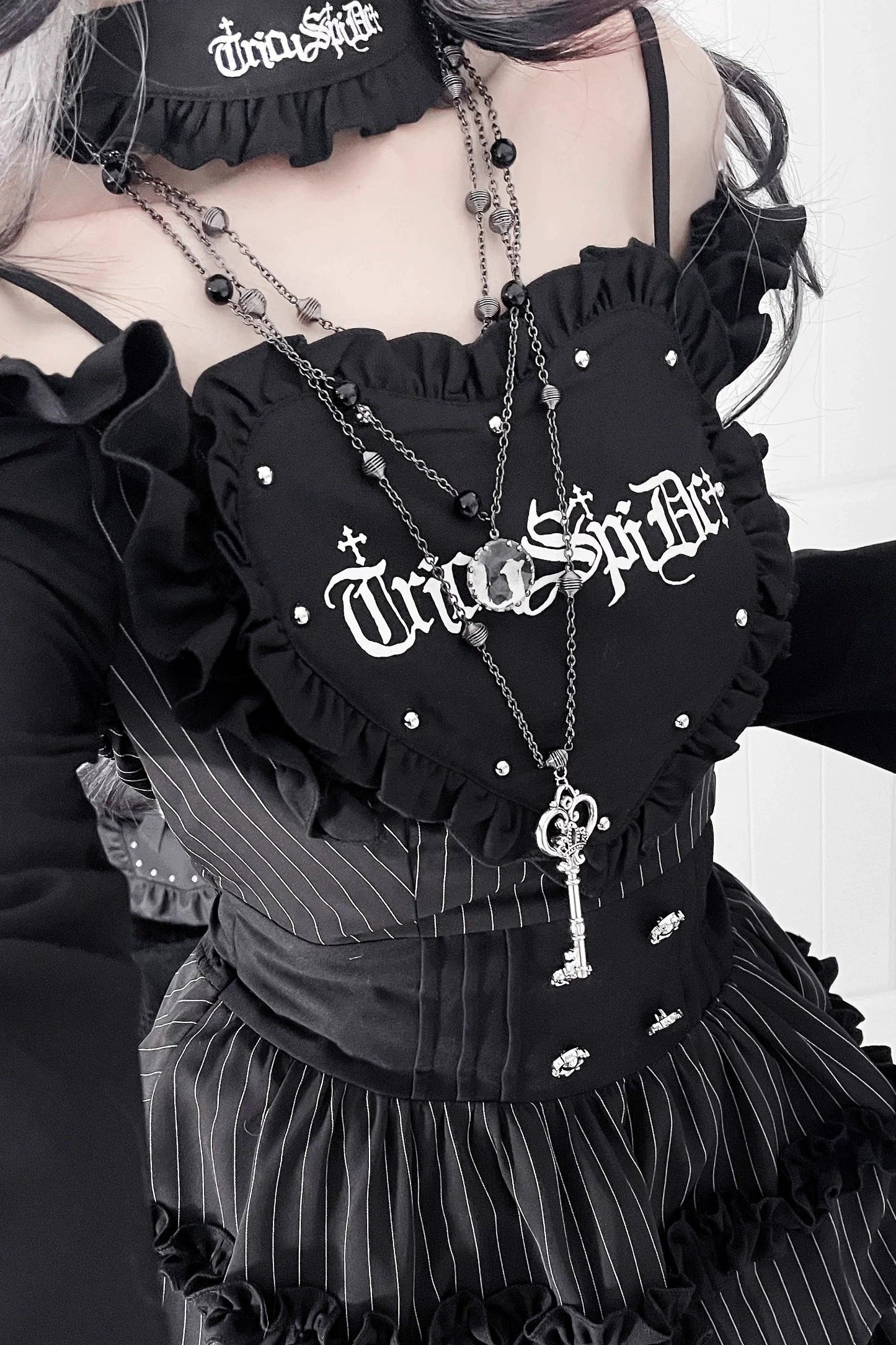 Subculture Gothic Dark Slim Long Sleeve Dress