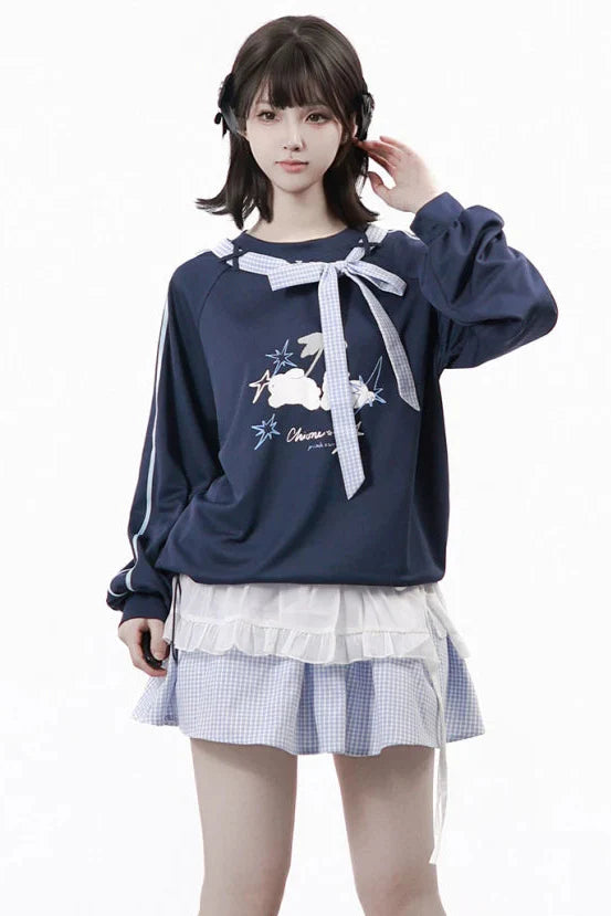 Star Flag Top + Pants + Skirt