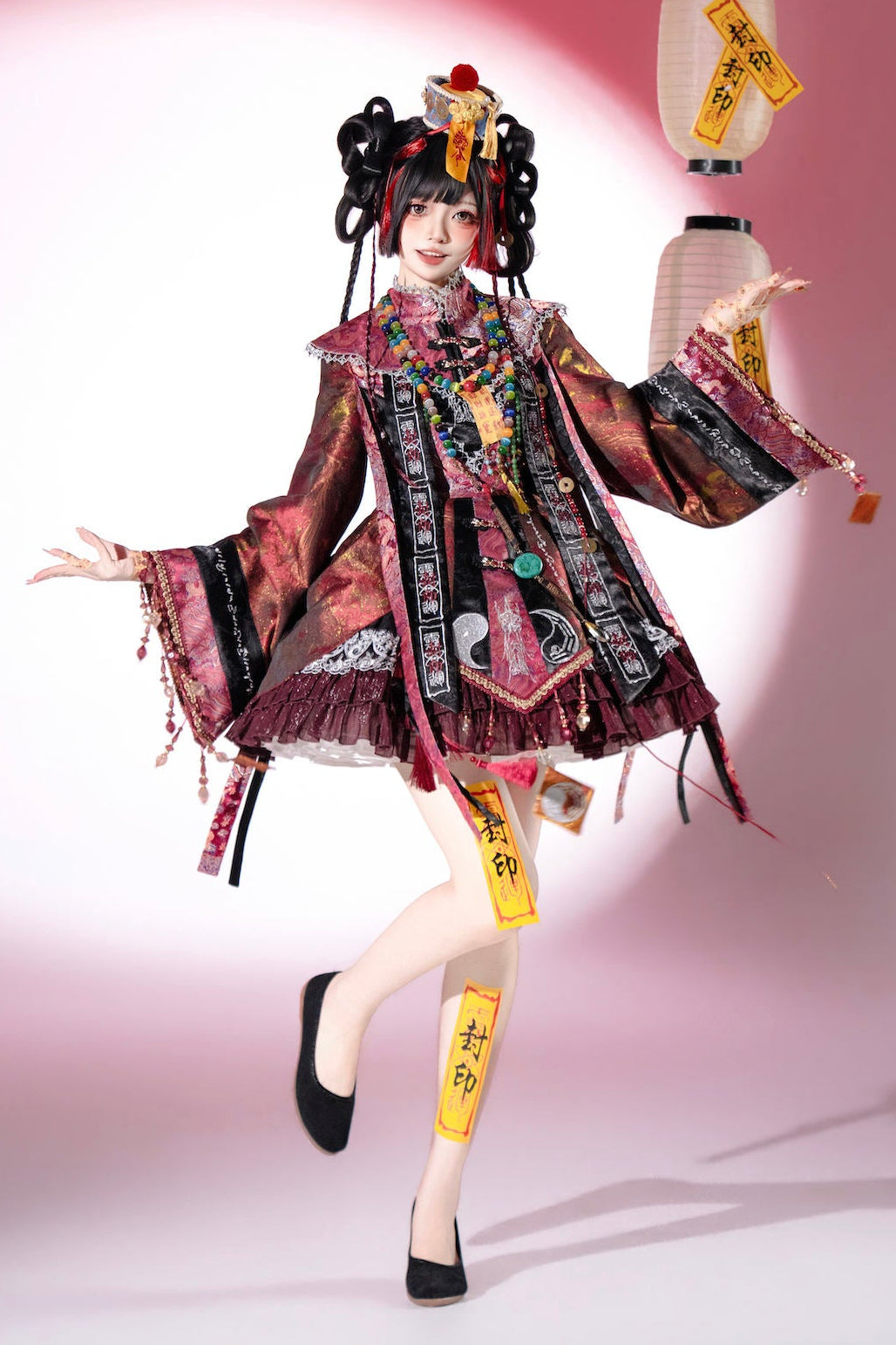 [pre-order] Little Zombie Cosplay Chinese Lolita Embroidery Dress