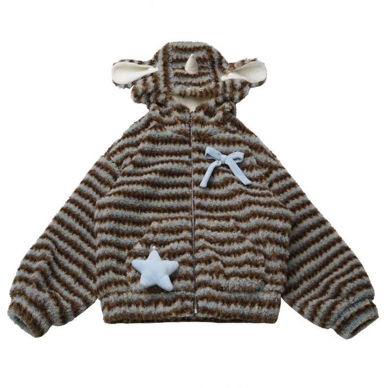 Unicorn Flocked Jacket + Top + Pants