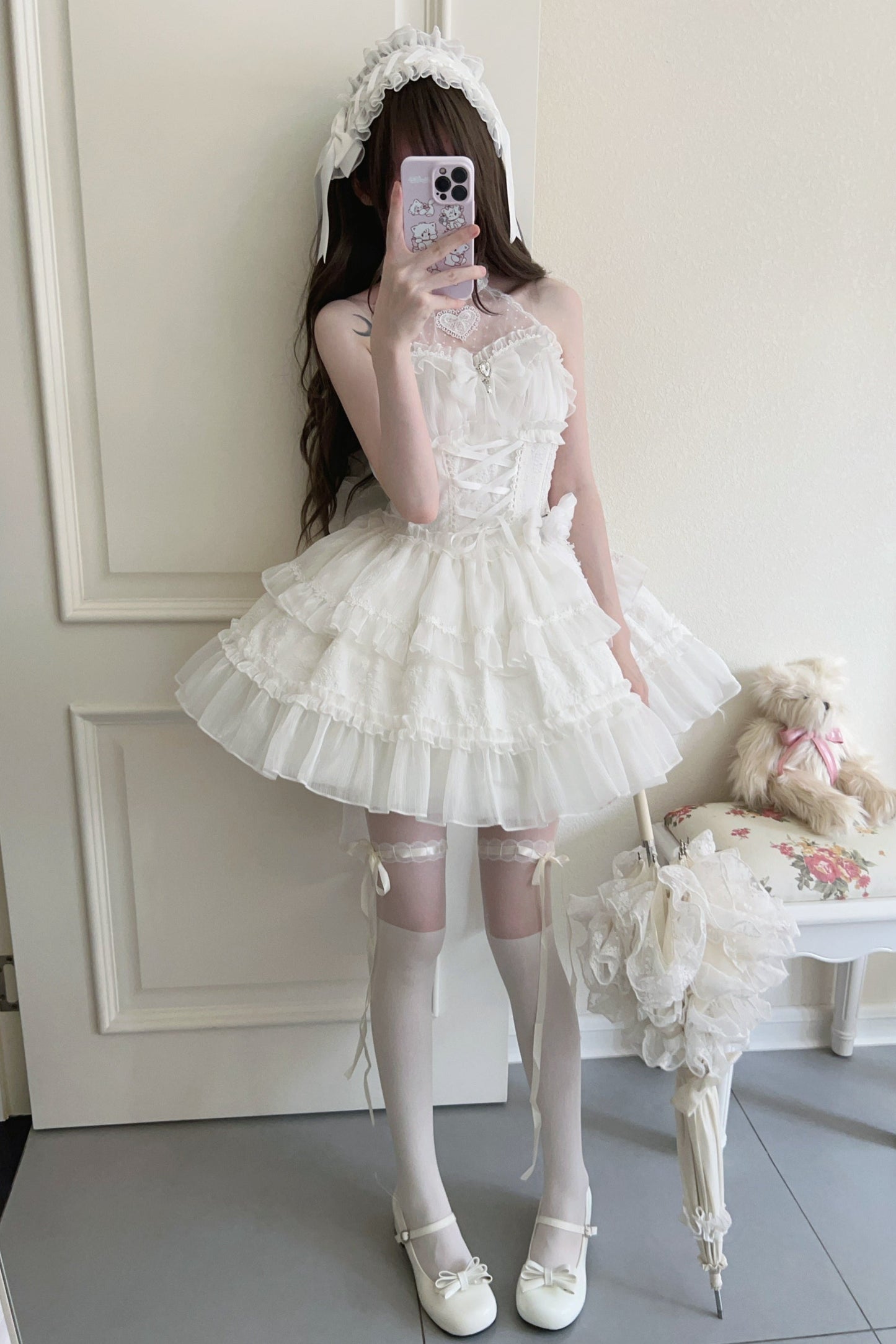 Halter Neck Sleeveless Sugar Lolita Dress