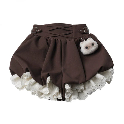 Hooded Top + Shirt + Skirt + Leg Warmers + Vest