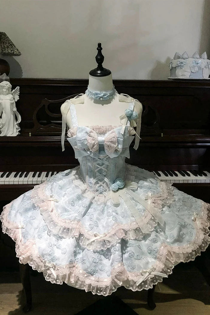 [pre-order] Candy Color Dreamy Doll Lolita Dress + Hair Accessories
