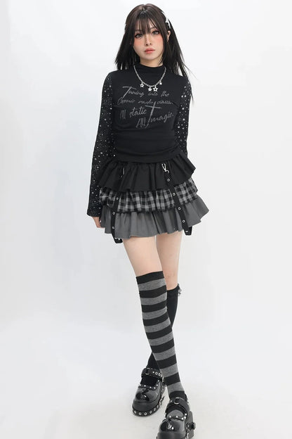 Stary Dark Tie-dye Top
