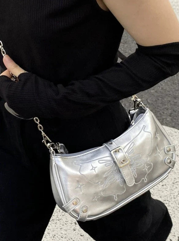Butterfly Design Belt Mini 2-way Bag