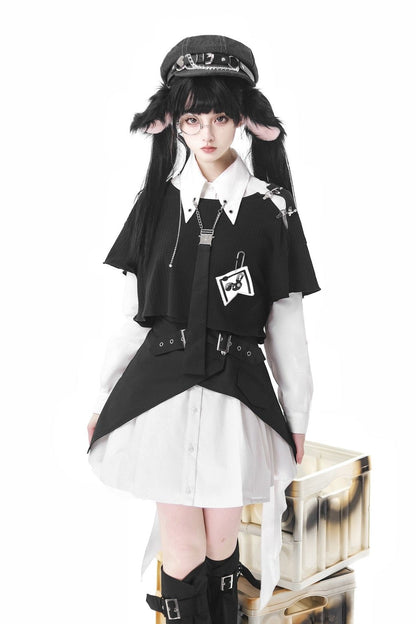 Nocturnal Rabbit Lolita Skirt Set