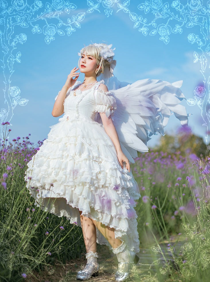 Pure White Lolita Wedding Dress