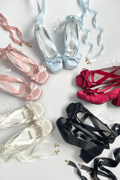 Lace-up Ribbon Ballet Lolita Shoes