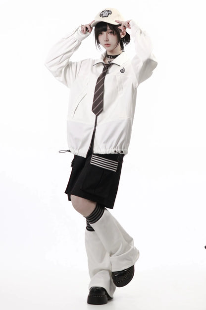 Space Preload Zip Up Jacket + Hooded Top + Pants + Leg Warmers + Tie