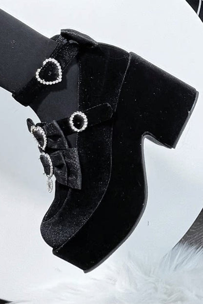 Heart Love Mary Jane Shoes