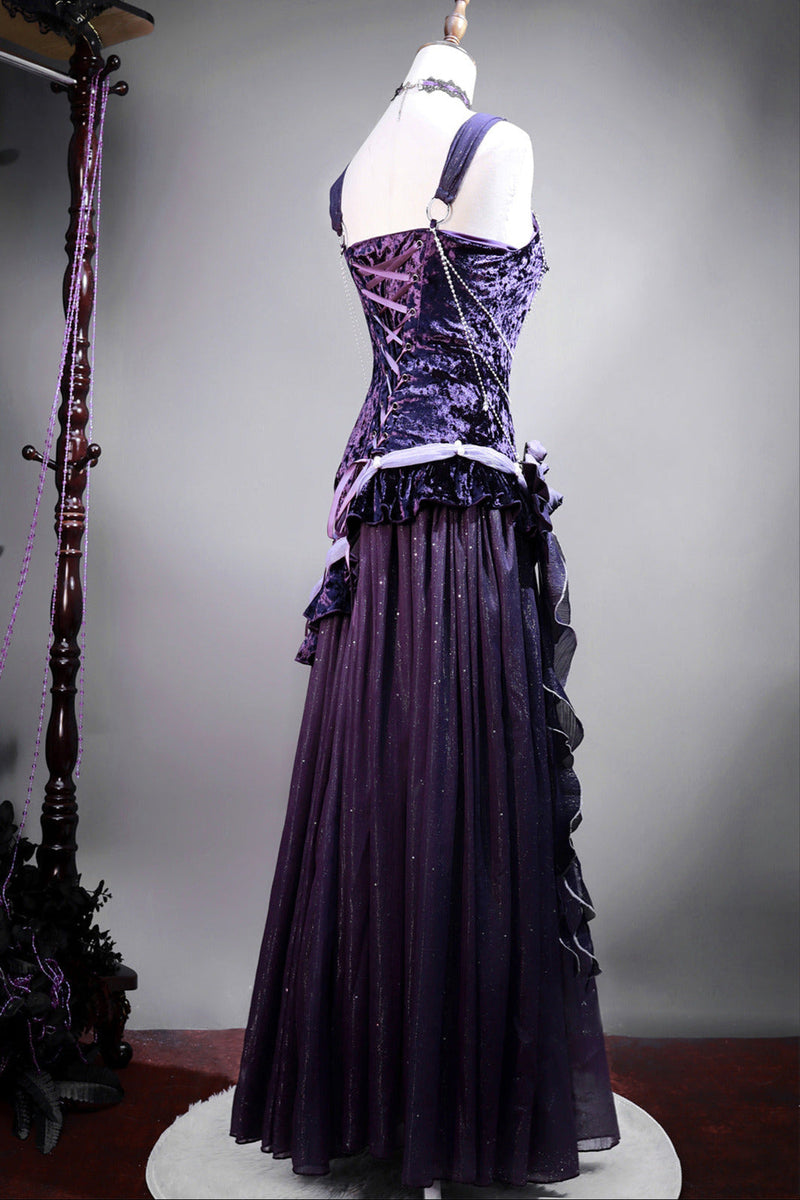 [pre-order] Mysterious Nocturne Lolita Suspender Mermaid Dress